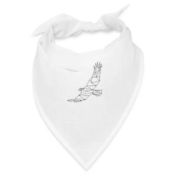 Adler - Bandana - Weiß - Vorne