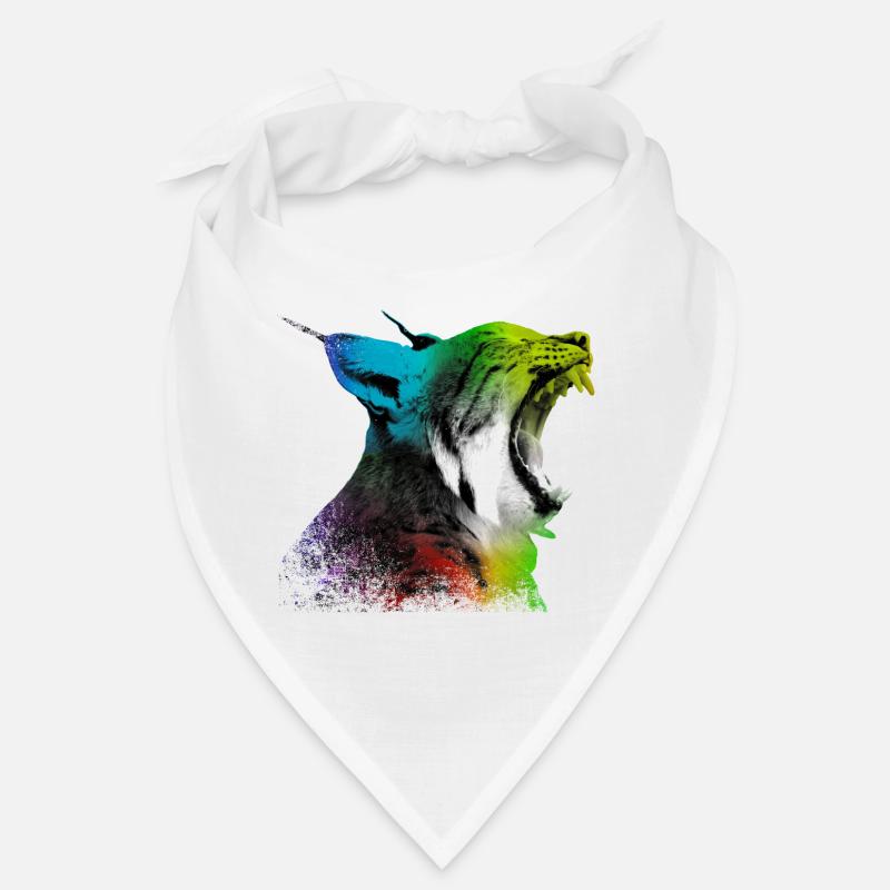 Yawning lynx Bandana