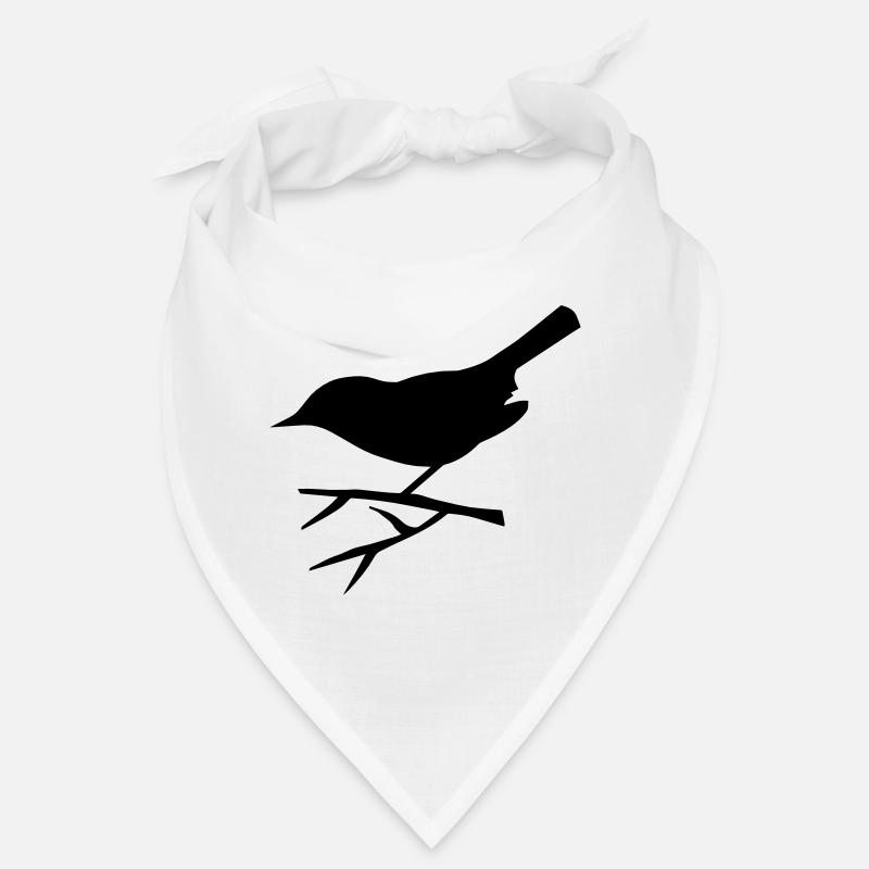 Un petit oiseau assis sur la branche Bandana