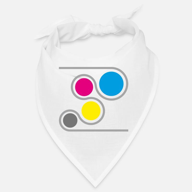 Printer CMYK Graphic Bandana