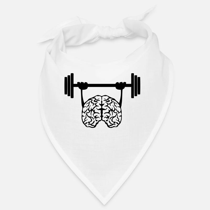 brain brain bar weight training Bandana