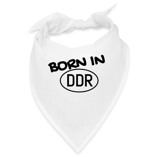 Born in DDR schwarz - Bandana