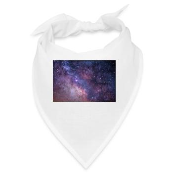 Weltall - Bandana - Weiß - Vorne