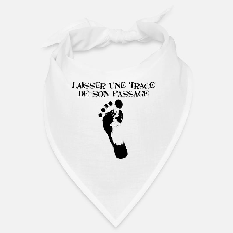 Empreinte de pied noir Bandana