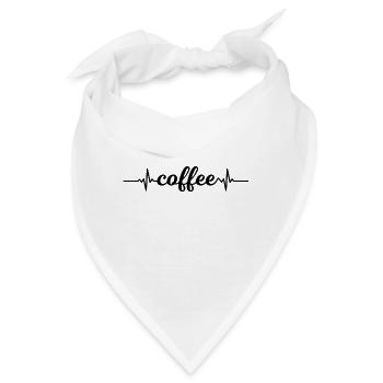 coffee - Bandana - Weiß - Vorne