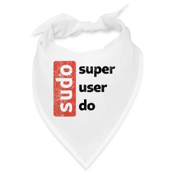 superuser do - Bandana - Weiß - Vorne