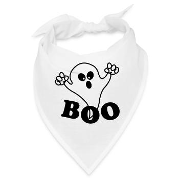 Spuk Boo - Bandana - Weiß - Vorne