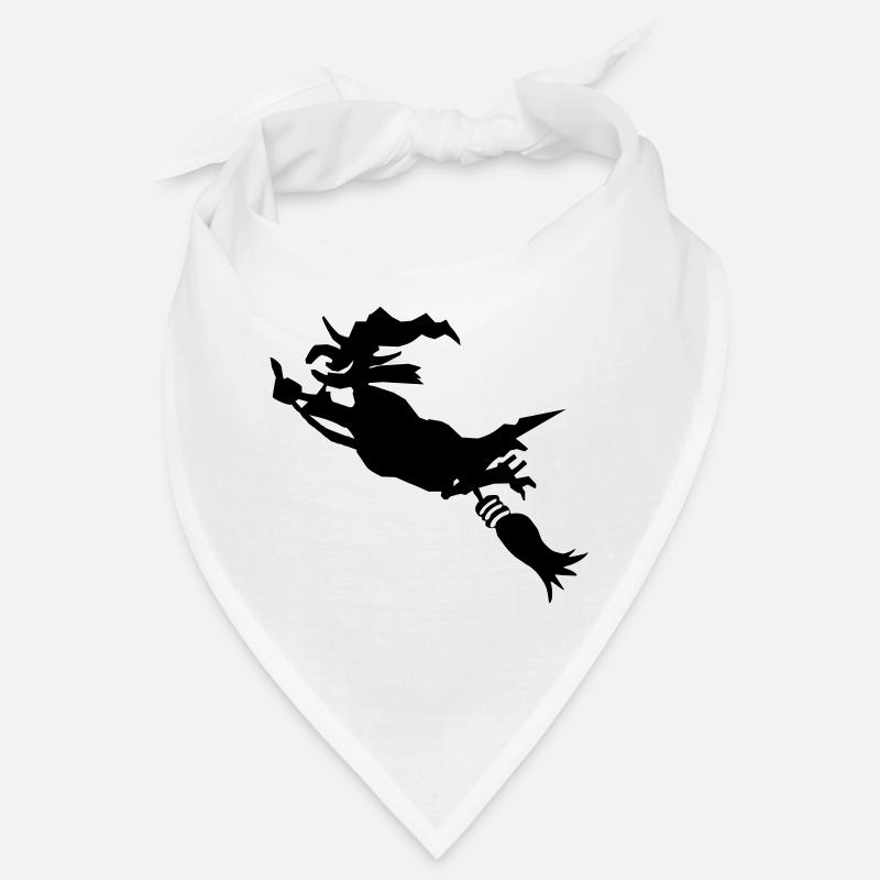 Sorcière sur balai drôle Bandana