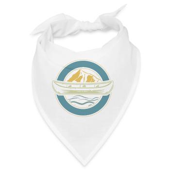 Kanu Kanut Kanutin Kanufahrer - Bandana - Weiß - Vorne