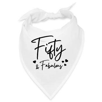 Fünfzig fabelhaft - Bandana - Weiß - Vorne