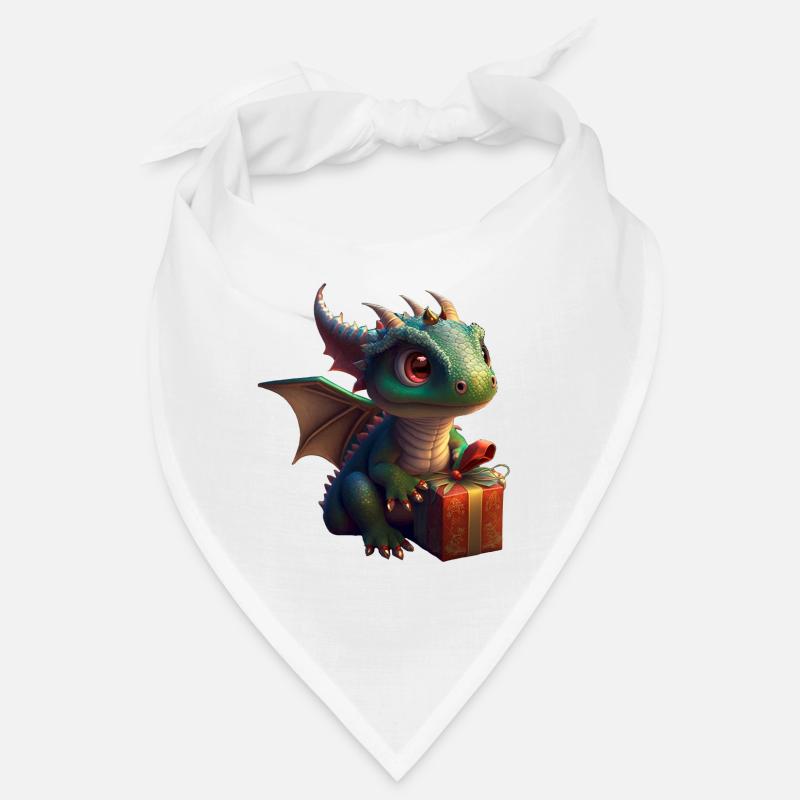Babydrache mit Geschenk Bandana