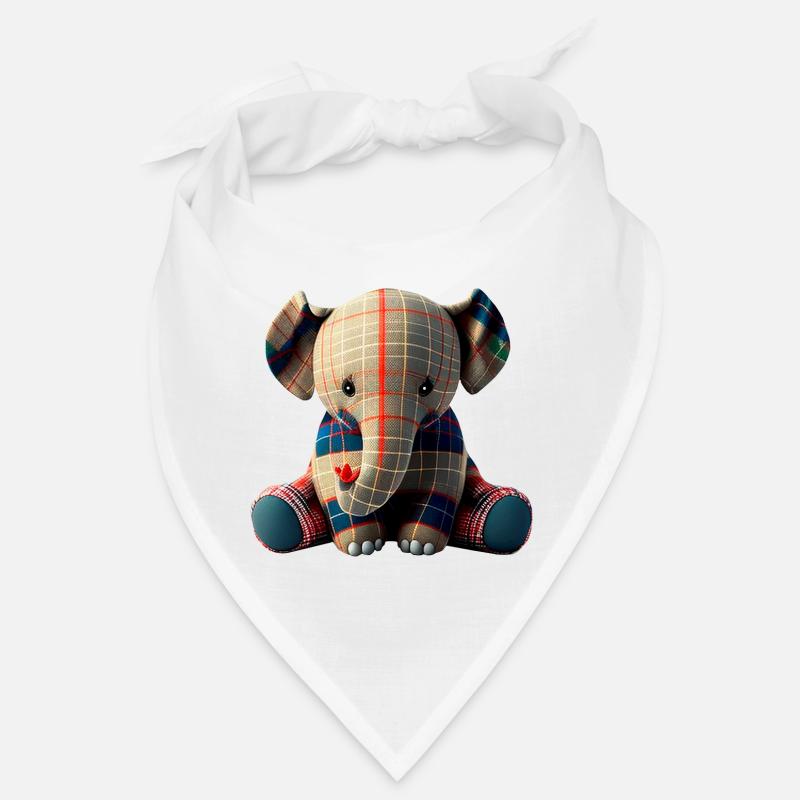 Stoff Elefant Bandana