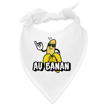 Au Banan - Bandana - Weiß - Vorne