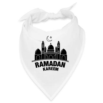 Ramadan Kareem Moschee - Bandana - Weiß - Vorne