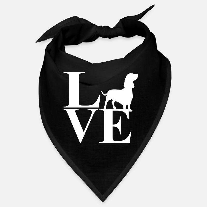 Dachshund Dackel Love Bandana