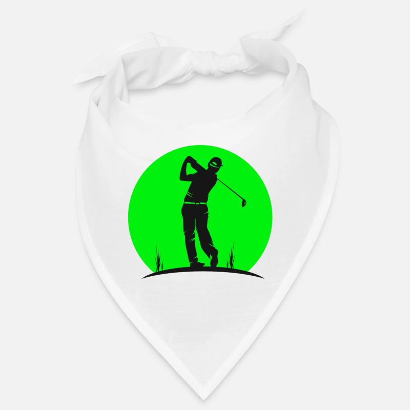 golf, golfing, vintage golf Bandana