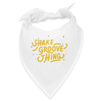 Shake your groove thing - Bandana - Weiß - Vorne