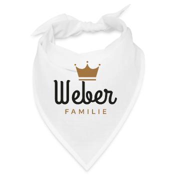Weber-Familie - Bandana - Weiß - Vorne