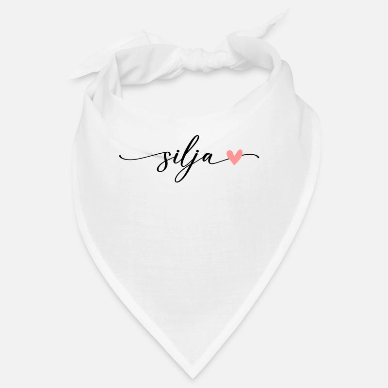Silja Name Calligraphy Font Bandana