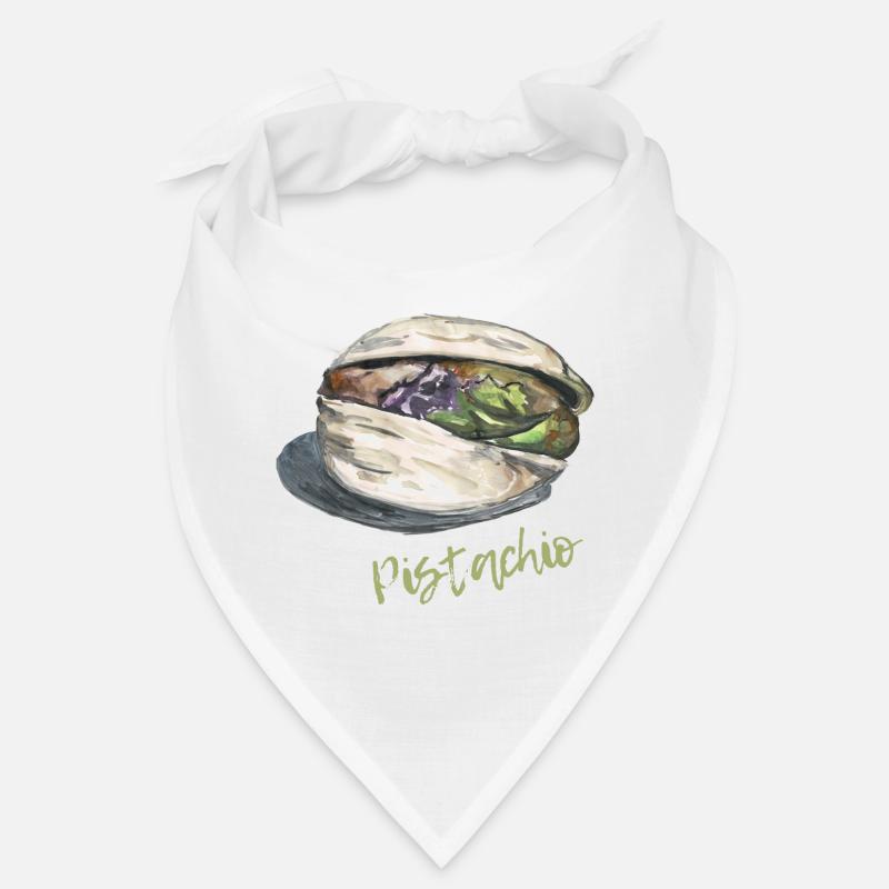 Pistachio Shell Illustration Bandana