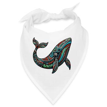 Wal - Bandana - Weiß - Vorne