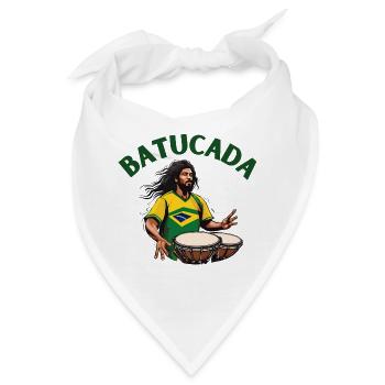 Batucada, Batucada-Spieler, Perkussion - Bandana - Weiß - Vorne