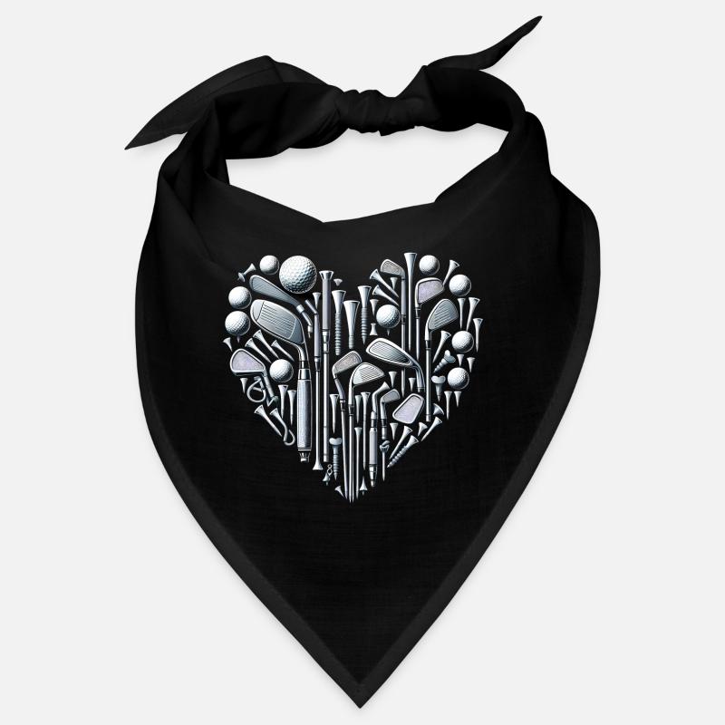 Cœur de golf Bandana