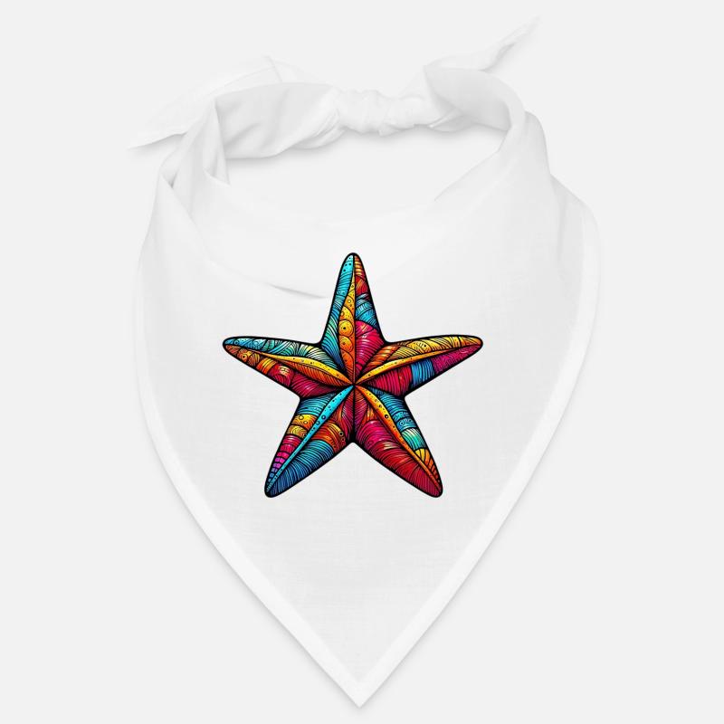Starfish - Bandana - white