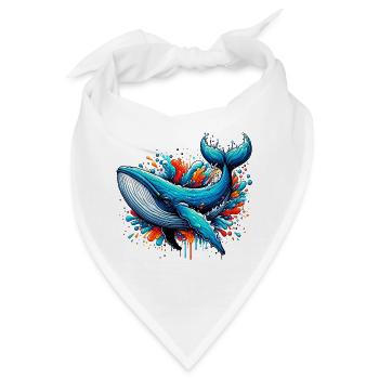 Wal - Bandana - Weiß - Vorne