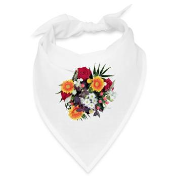 BLUMENSTRAUSS - Bandana - Weiß - Vorne