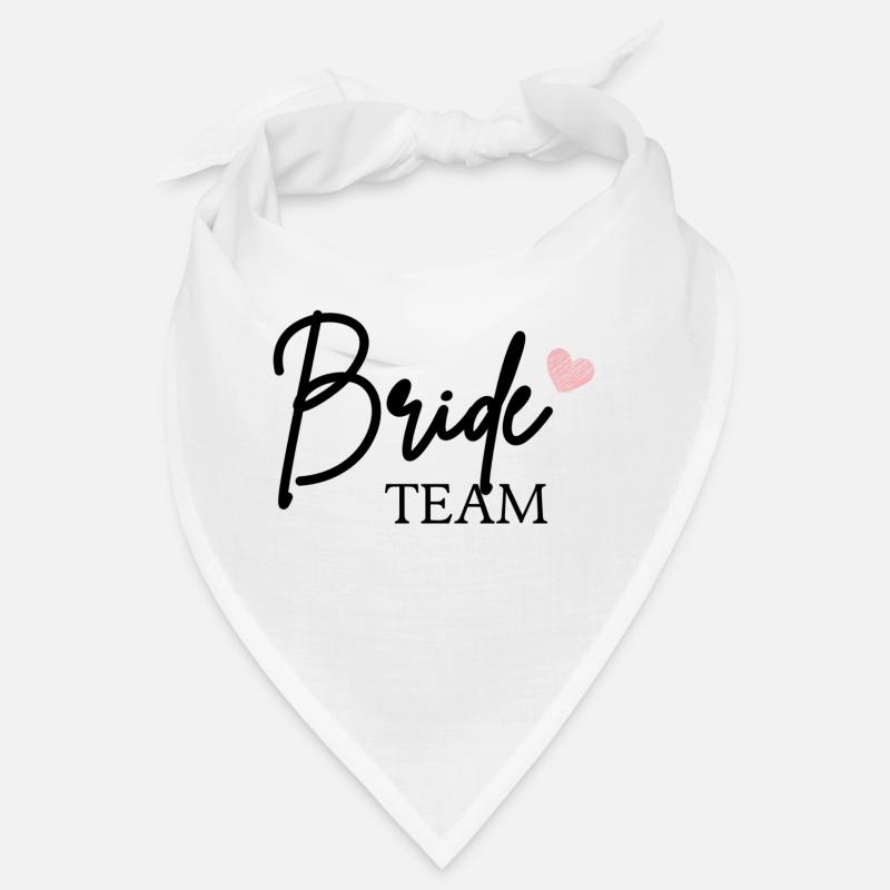 TeamBride - Bandana - Weiß