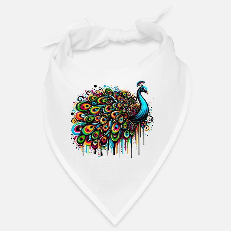 Peacock Bandana