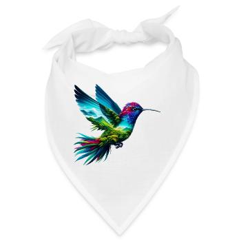 Kolibri - Bandana - Weiß - Vorne