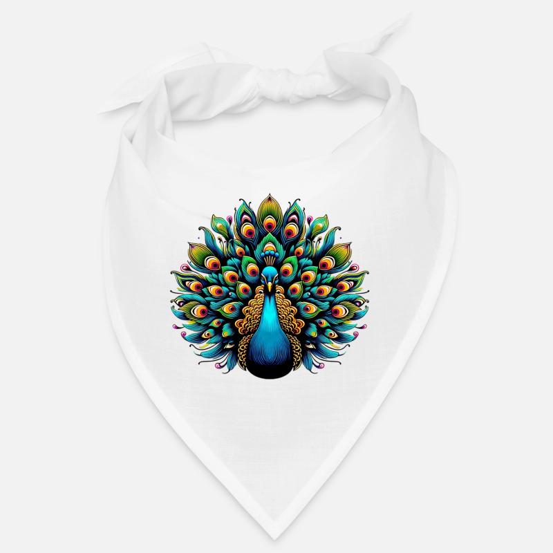Peacock Bandana
