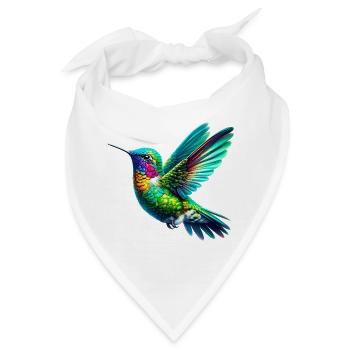 Kolibri - Bandana - Weiß - Vorne