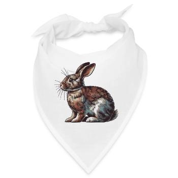 Hase - Bandana - Weiß - Vorne