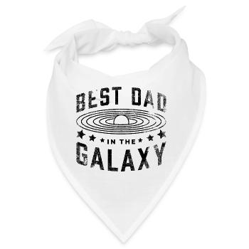 Bester Vater der Galaxis - Bandana - Weiß - Vorne