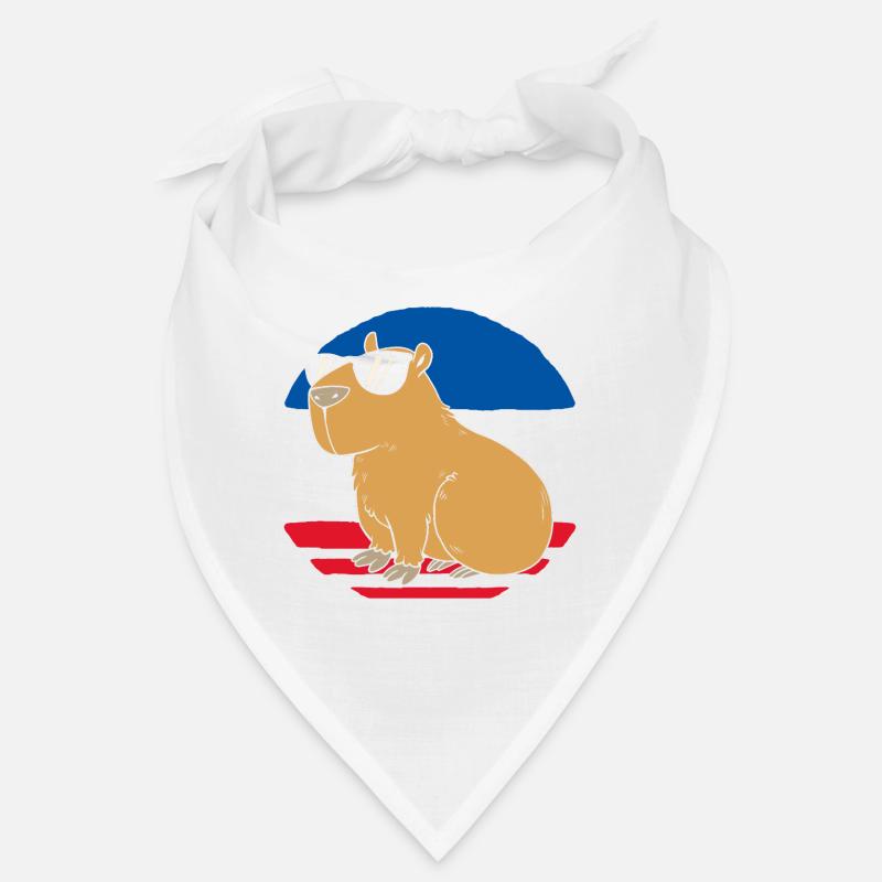 Don't Worry Be Capy Capybara Bandana