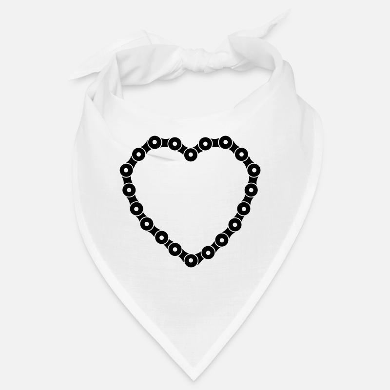 Heart-shaped bicycle chain – Creative design Bandana