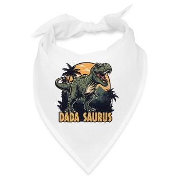 Dada Saurus T-Rex Illustration - Bandana - Weiß - Vorne