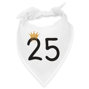 25 - Bandana - Weiß - Vorne