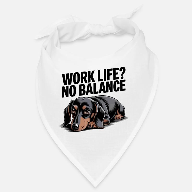 Trauriger Dackel Hund Bandana