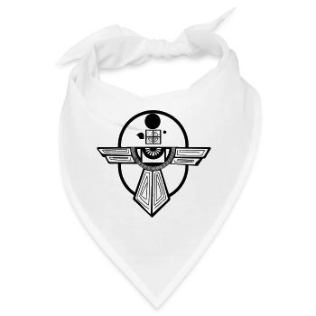 Uraltes Donnervogel-Totem-Design - Bandana - Weiß - Vorne