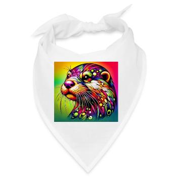 Otter - Bandana - Weiß - Vorne