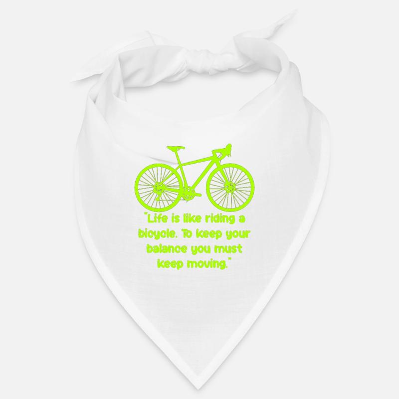 Équilibre du vélo Texte néon Bandana