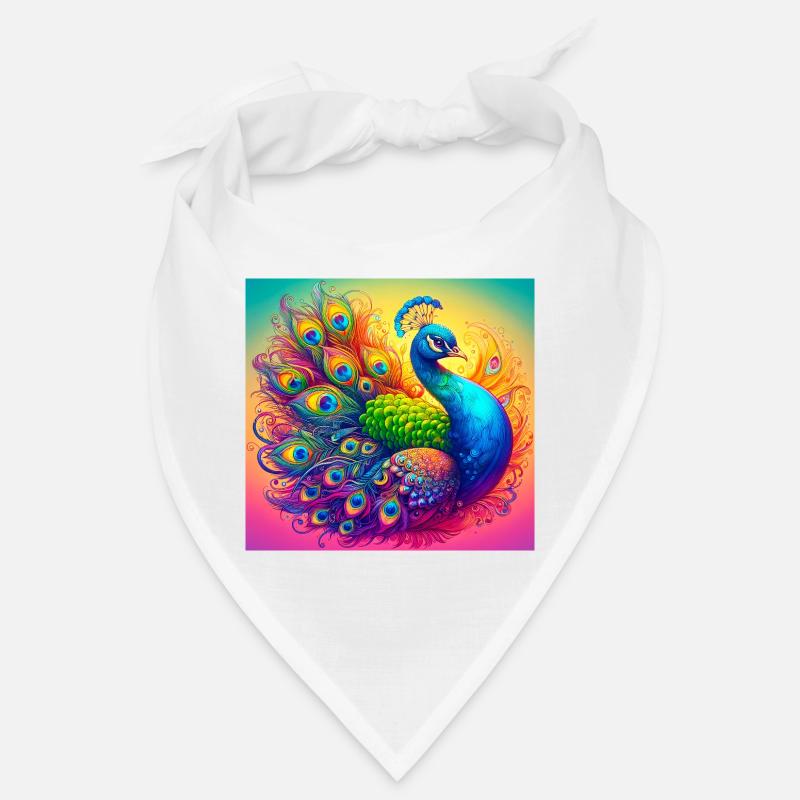 peacock Bandana