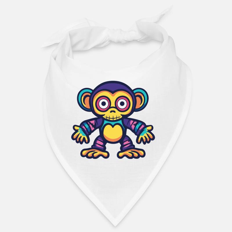 Monkey Halloween Zombie Bandana