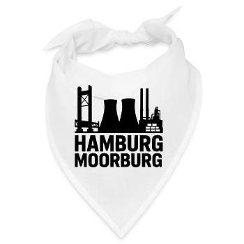 Moorburg Hamburg - Bandana - Weiß - Vorne