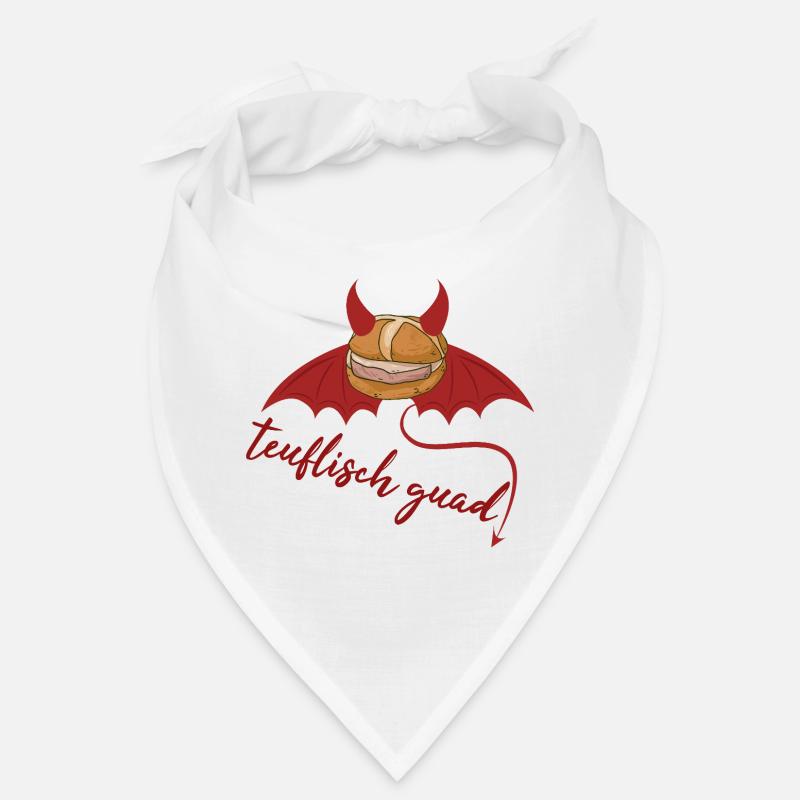 Devilishly cool Bavarian Leberkäs design Bandana