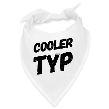 So sieht ein cooler Typ aus - Bandana - Weiß - Vorne
